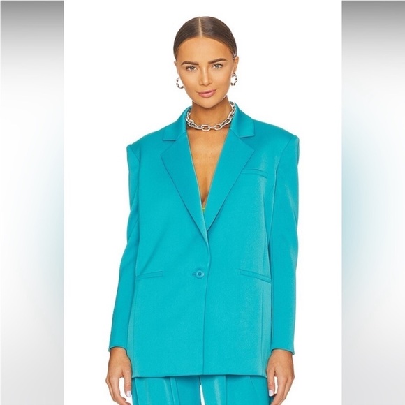 Alice + Olivia Blue‎ Shan Blazer - Picture 2 of 12